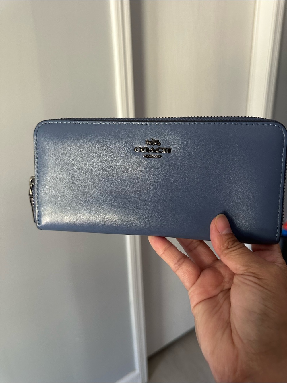 Coach Slim Accordion Zip Wallet